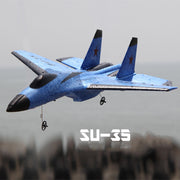 SU-35 RC Remote Control Airplane 2.4G Remote Control Fighter Hobby Plane Glider Airplane EPP Foam Toys RC Plane Kids Gift