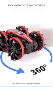 High-tech 2.4G Amphibious Stunt RC Car Double-sided Tumbling Driving Electric Toys
