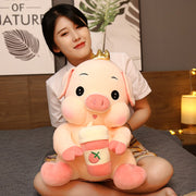 Plush Toy Kawaii Juice Milk Tea Pig Stuffed Animals Baby Toys Kid Toy Girl Christmas Gifts Toys for Children Home Decor