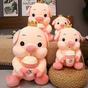Plush Toy Kawaii Juice Milk Tea Pig Stuffed Animals Baby Toys Kid Toy Girl Christmas Gifts Toys for Children Home Decor