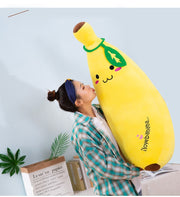 28-70cm cartoon banana plush soft pillow sofa cushion baby cute plush doll children fruit toys