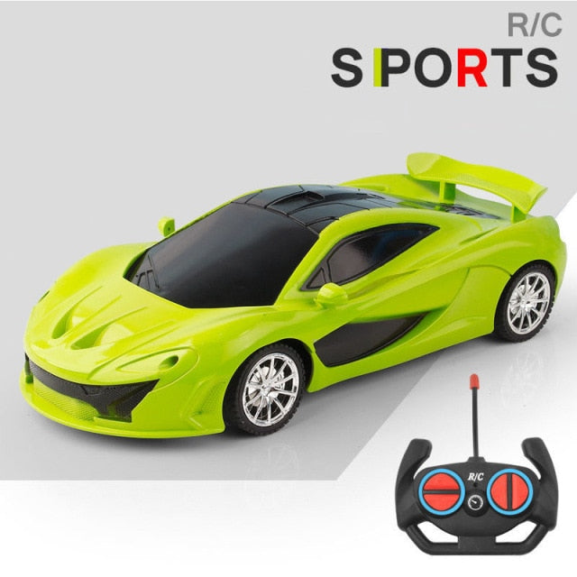 1:16 4 Channels RC car With Led Light 2.4G Radio Remote Control Cars High-speed Drift