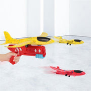 Bubble Catapult Plane Toy Glider Hand Throw Launcher Airplane Launcher Toy Game