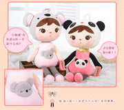 49cm Doll Plush Sweet Cute Lovely Stuffed Kids Toys for Girls Birthday Christmas Gift