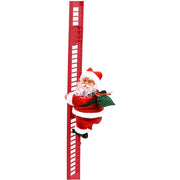 2022 Electric Climbing Ladder Santa Claus Christmas Ornament Decoration For Home Christmas Tree Hanging Decor With Music