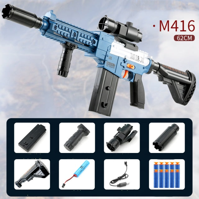 M416 Electric Toy Gun Rifle Sniper Pistol Blaster Soft Bullet CS Outdoor Games