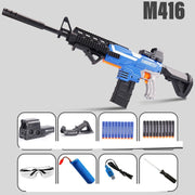 Children Toy Gun M416 Electric Automatic EVA Soft Bullet CS Game Toy