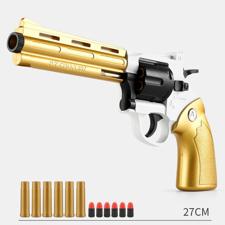 Children Toy gun Safe Soft Bullet Revolver Pistol