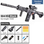 Childre Toy Gun  M416 Electric Soft Bullet Gun DIY Assembly Toy