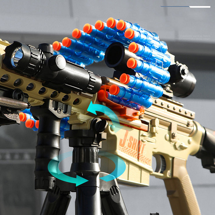 Soft Bullet Gun Parallel Cartridge Case Chain Shell Bullet Accessories For M416 M249 M2 Machine Toy Gun
