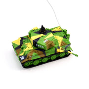 1:72 RC Mini Tank Tiger Battle Simulated Armored Vehicle Children Electronic Toys