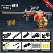 3 Mode DIY Assembly 95CM Children Toy Gun Outdoor M416 Soft Bullet Electric Mamual Gun Toy