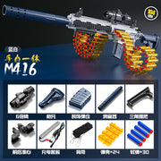 Toy Gun M416 Electric Manual 2 Modes Shell Ejection Rifle Sniper For Adults Kids CS Fighting Outdoor Games