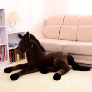1 piece 70x40cm horse plush toy prone horse doll birthday gift